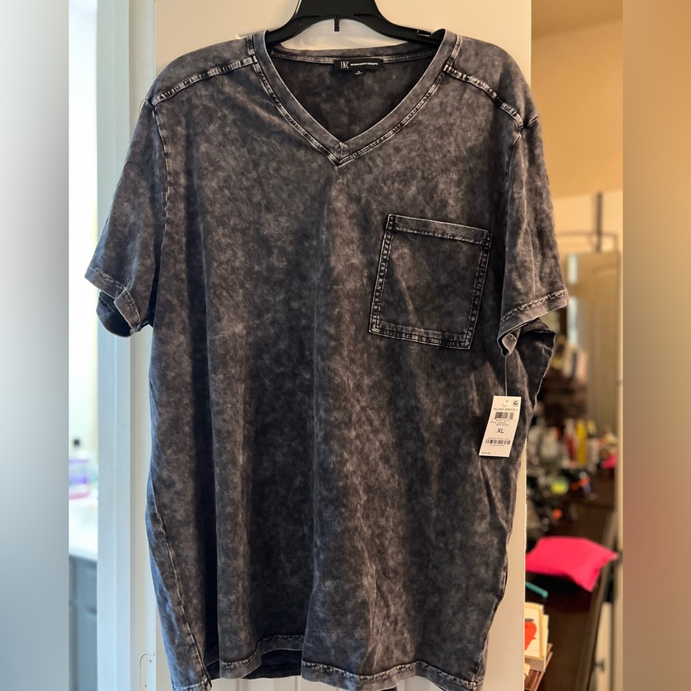 INC Mens Gray S/S NWT